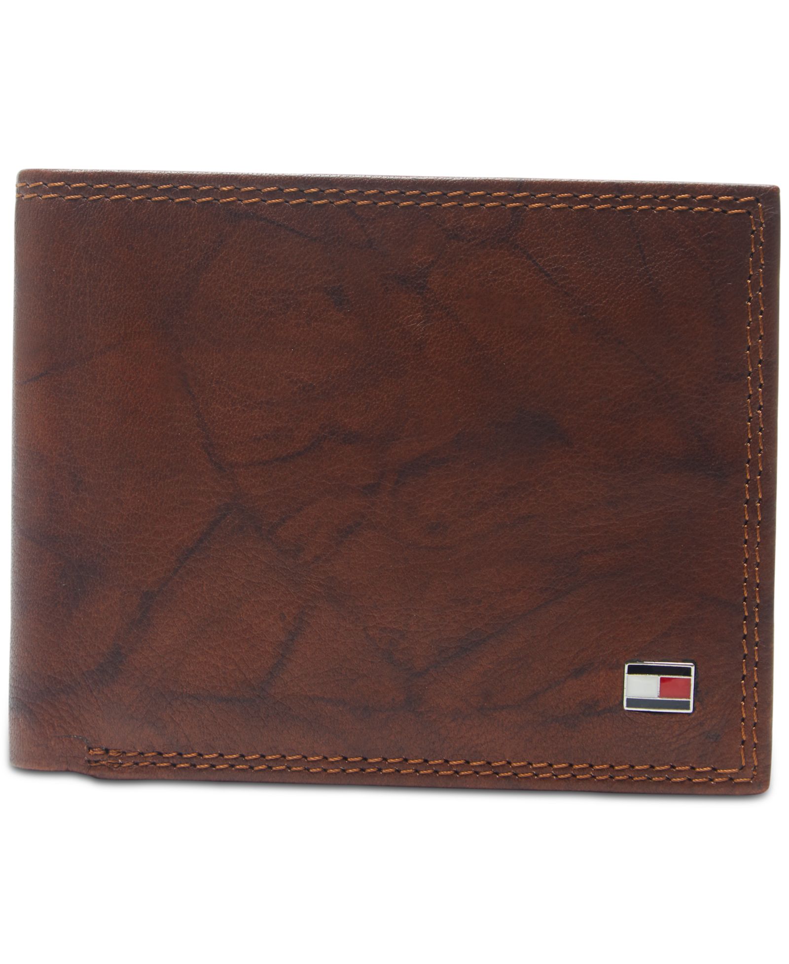 Tommy Hilfiger Men's Traveler RFID Extra-Capacity Bifold Leather Wallet