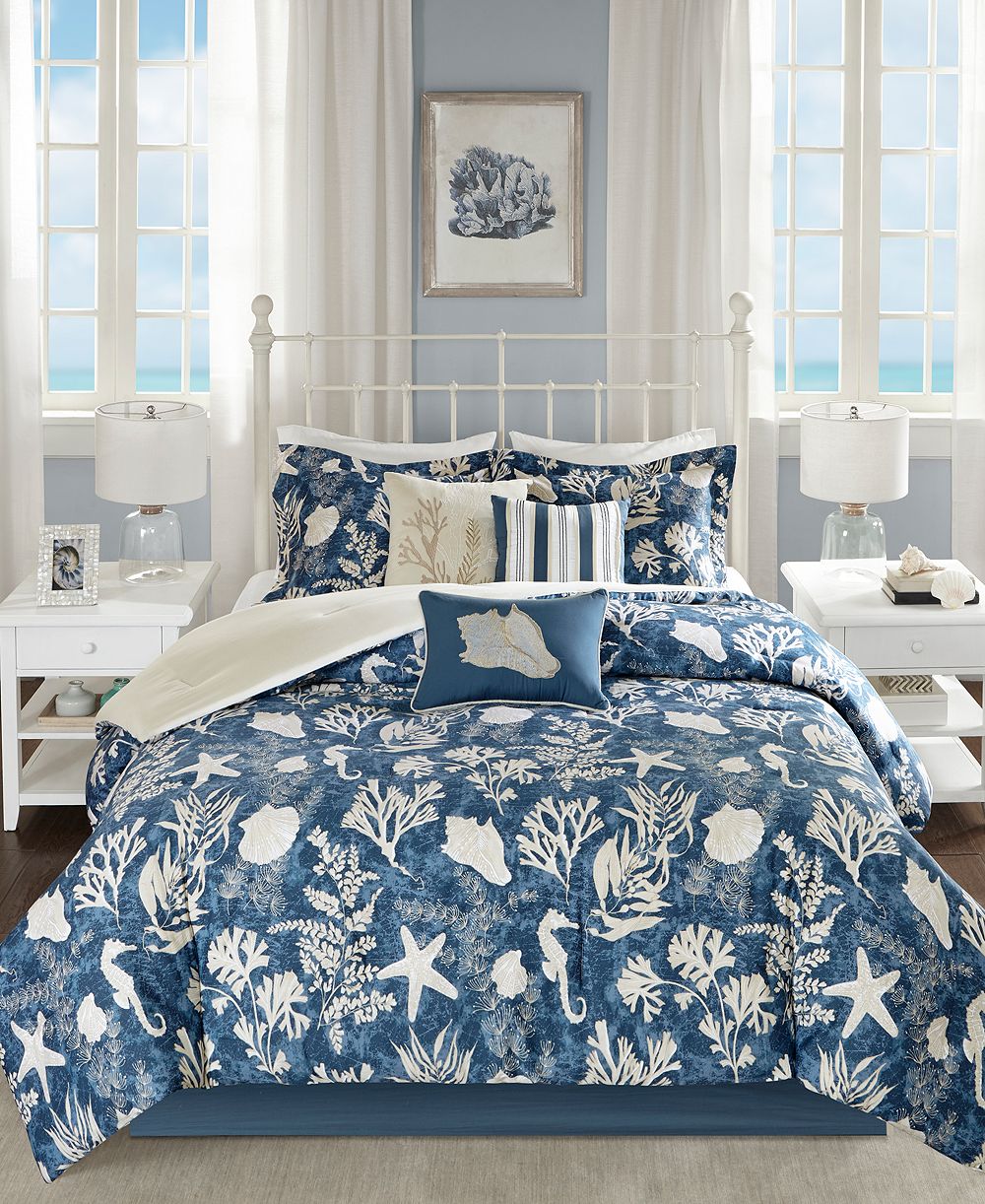Комплект покрывала Madison Park Cape Cod, 7 шт, King