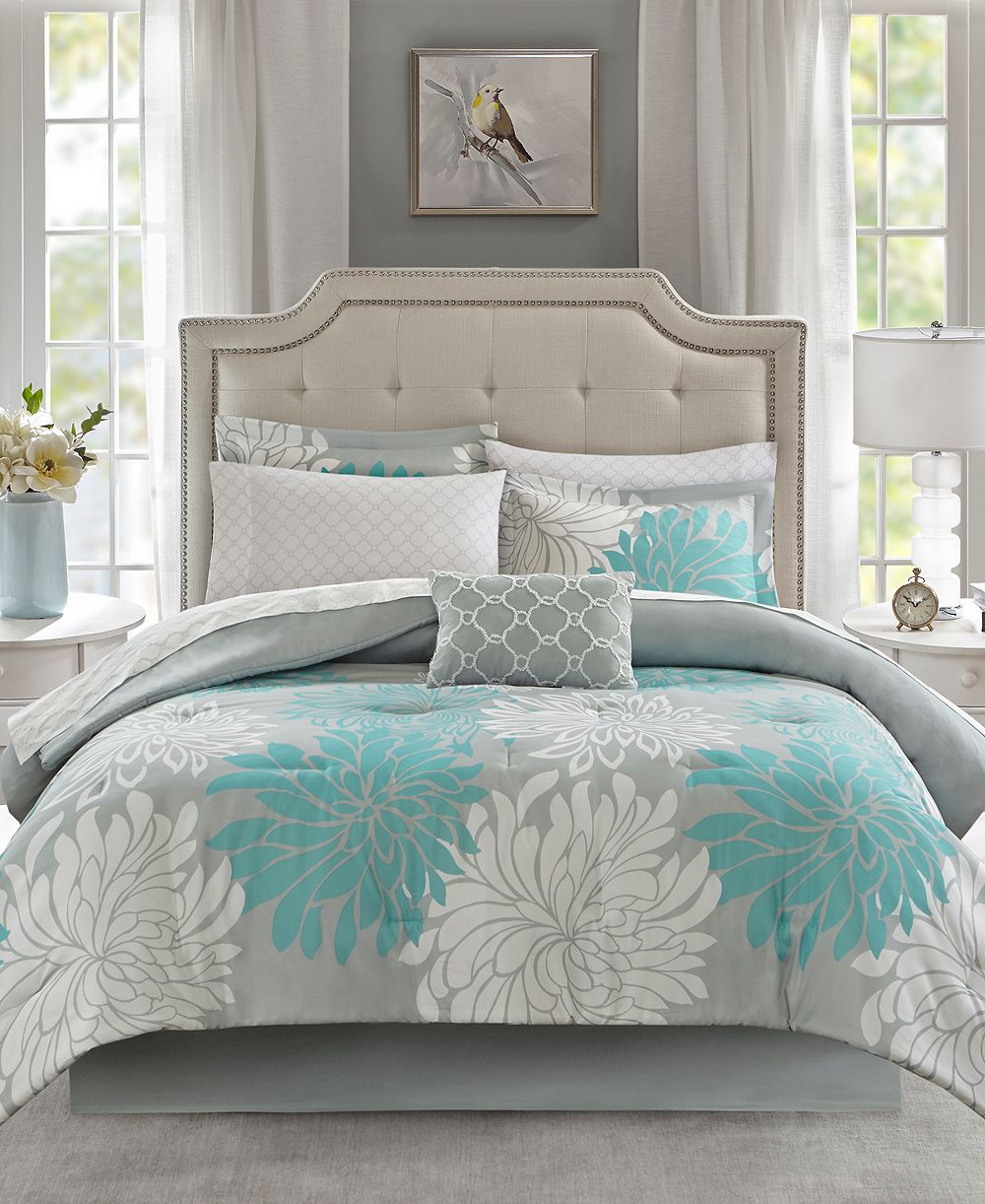Madison Park Essentials Maible Reversible 9-Pc. Comforter Set, Queen