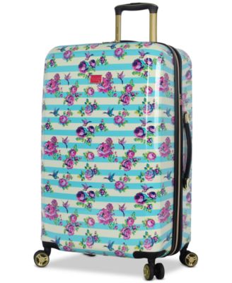 Betsey Johnson Check-in Spinner чемодан на колесиках