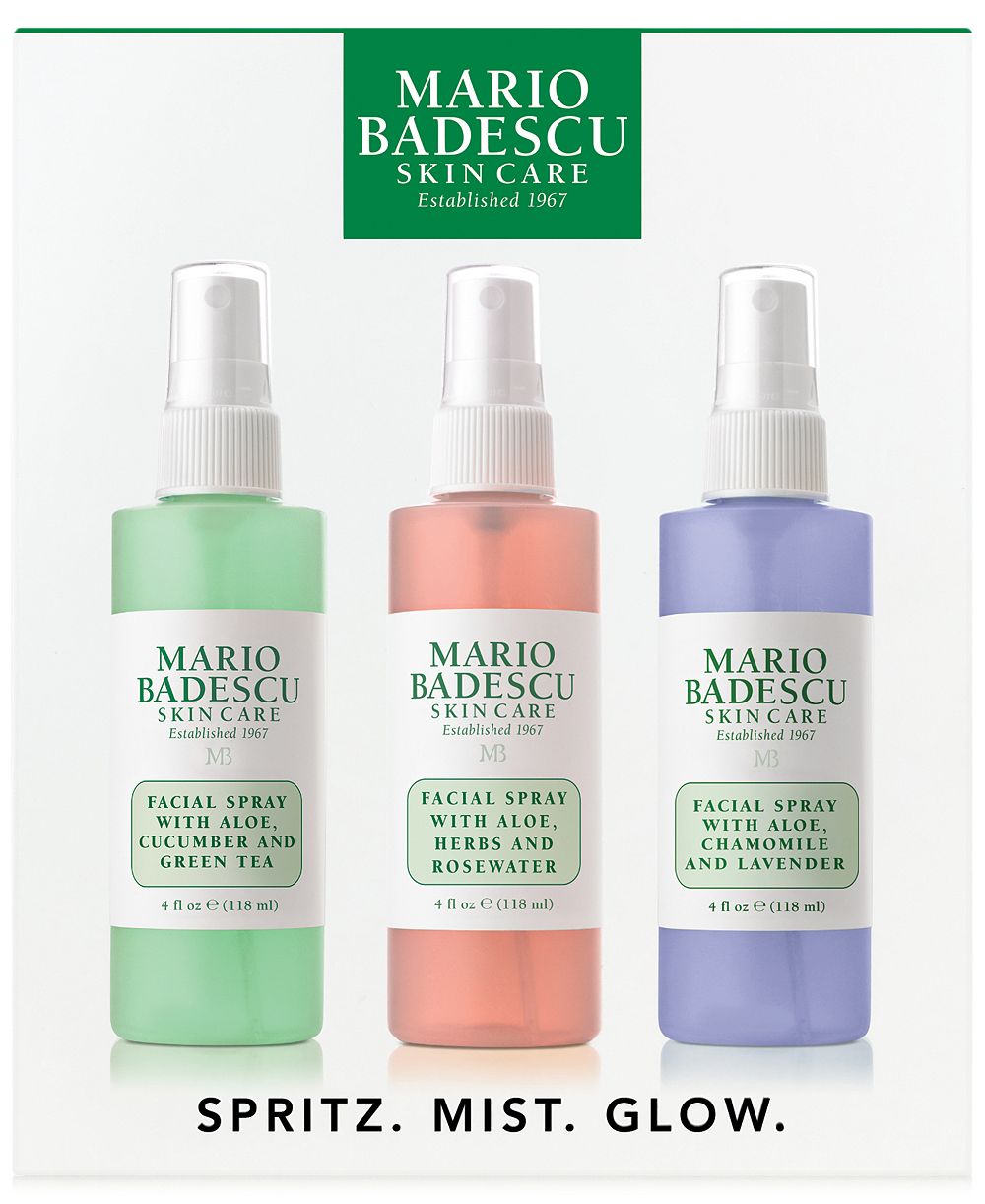 Mario Badescu 3-Pc. Spritz. Mist. Glow. Set
