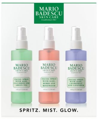 Mario Badescu 3-Pc. Spritz. Mist. Glow. Set