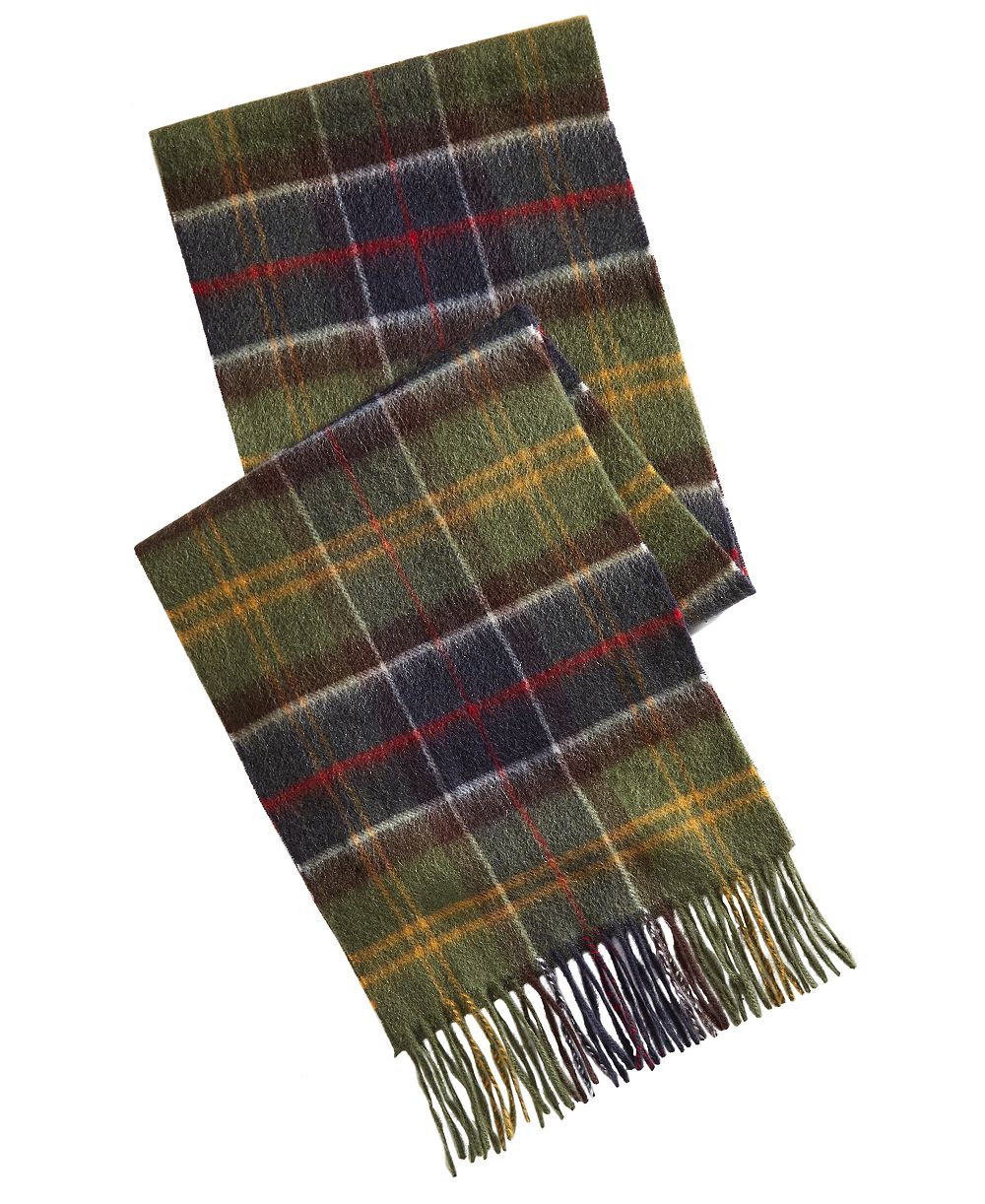 Barbour кашемировый шарф из мериносовой шерсти в клетку