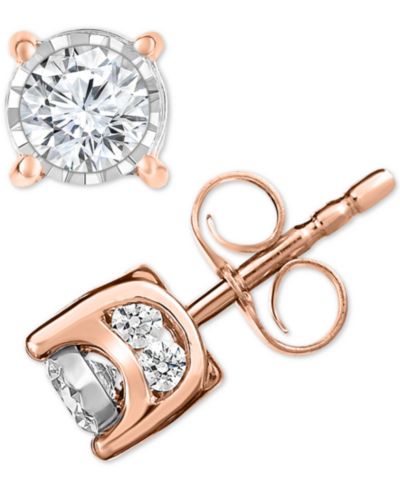 TruMiracle® Diamond Stud серьги с бриллиантами (1/2 ct. t.w.) в 14k Gold