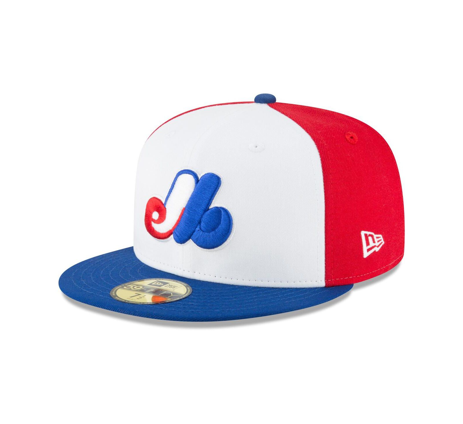 Men's New Era White Montreal Expos Cooperstown Collection Wool 59FIFTY Fitted Hat