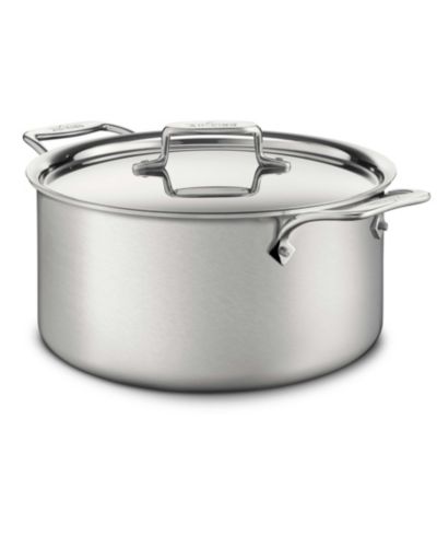 All-Clad D5 Brushed Stainless Steel 8 Qt. Covered Stockpot