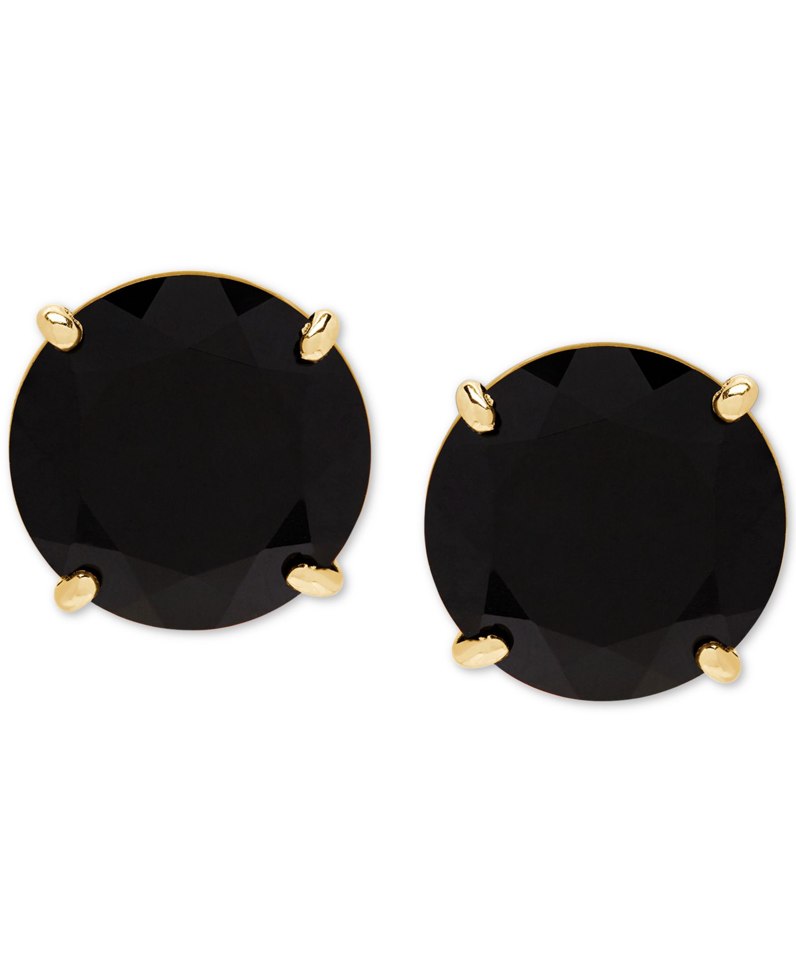 Серьги-гвоздики Onyx (9mm) 14k Gold