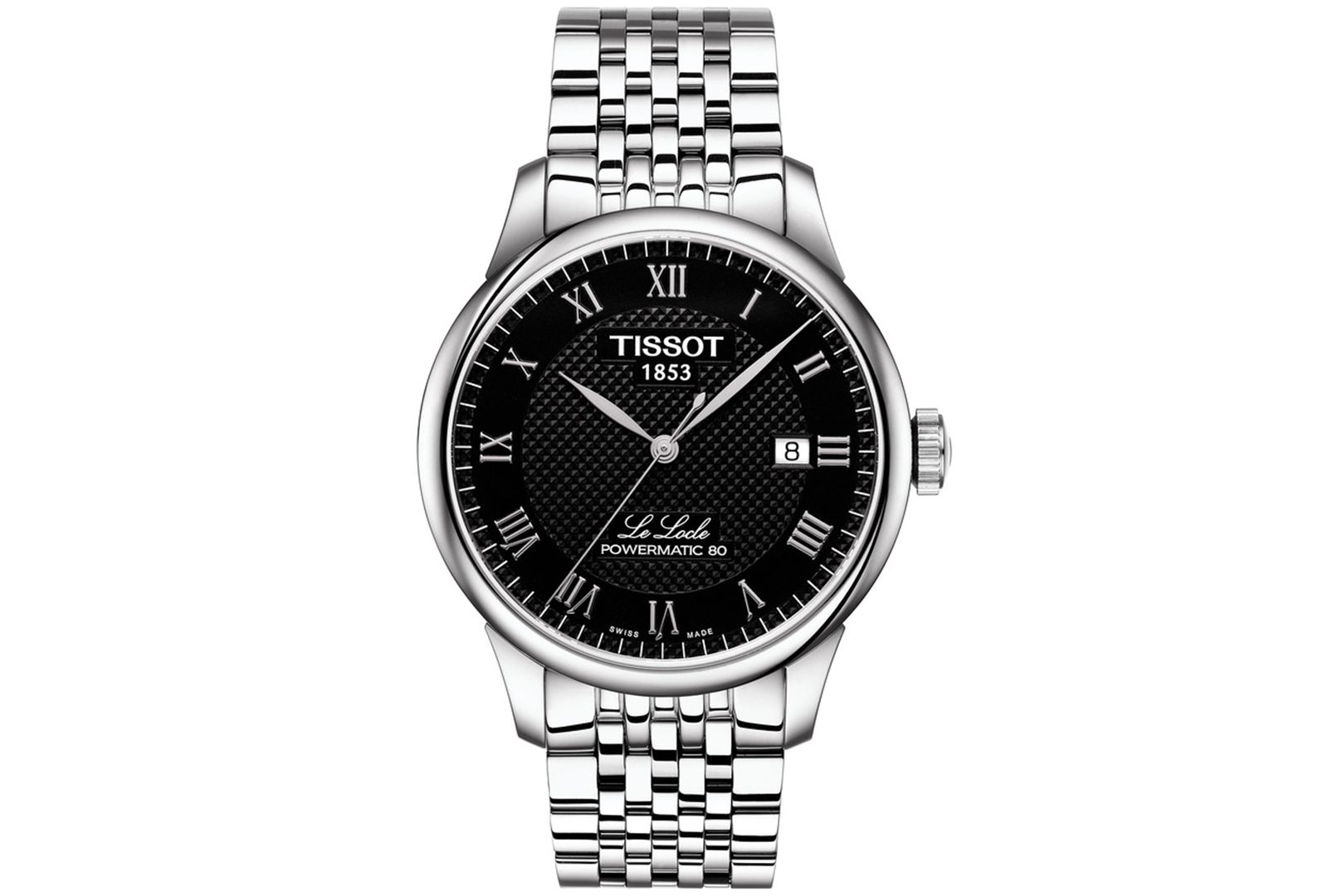 Tissot Мужские часы T-Classic Le Locle Powermatic 80, стальной браслет, 39.3mm