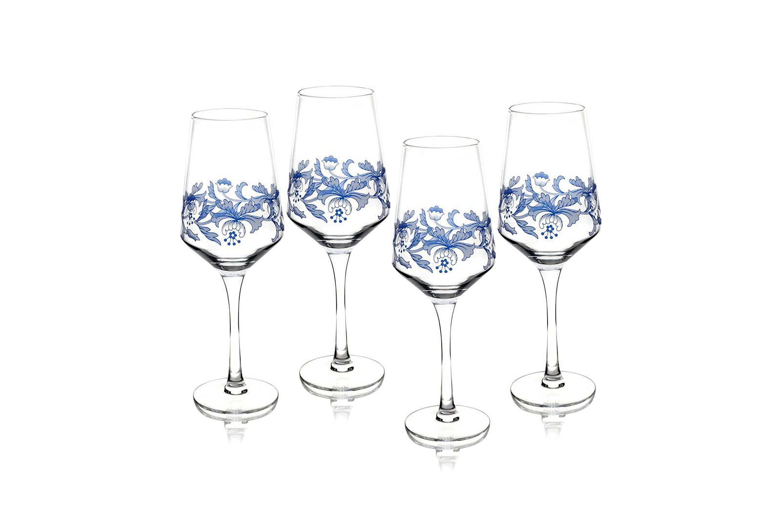 Spode Blue Italian винные бокалы, набор из 4 шт