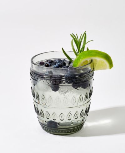 Euro Ceramica Fez Double Old Fashion Glasses, Set of 4