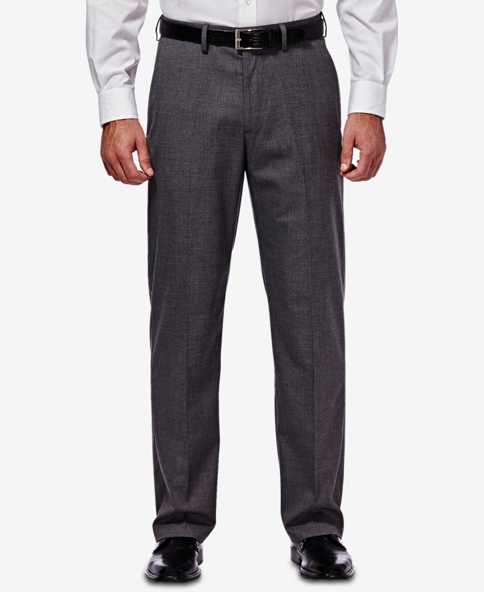 Мужские классические брюки Haggar Premium Stretch Classic-Fit Flat Front Suit Pants