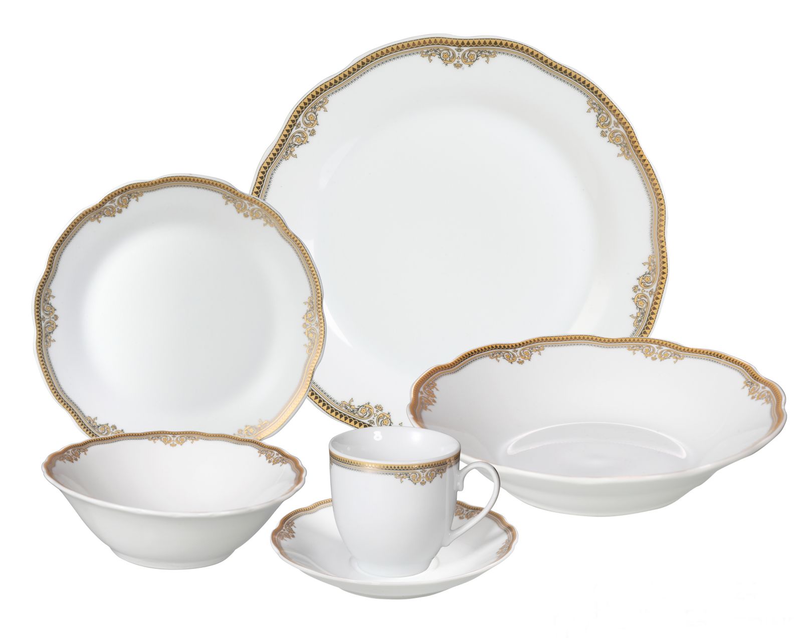 Набор столовой Lorren Home Trends Catherine 24-Pc. Service for 4