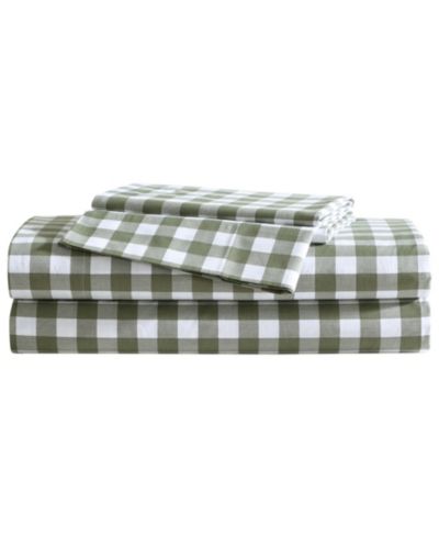 Preston Check Green
