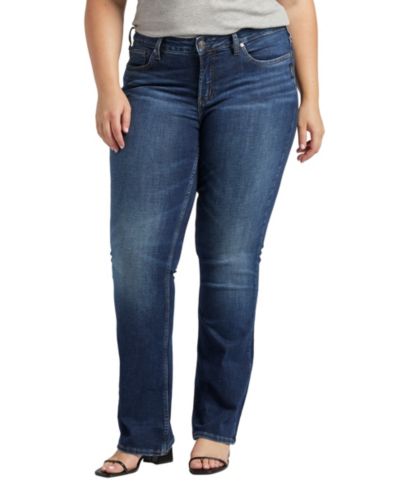 Silver Jeans Co. Plus Size Suki Slim Bootcut Jeans