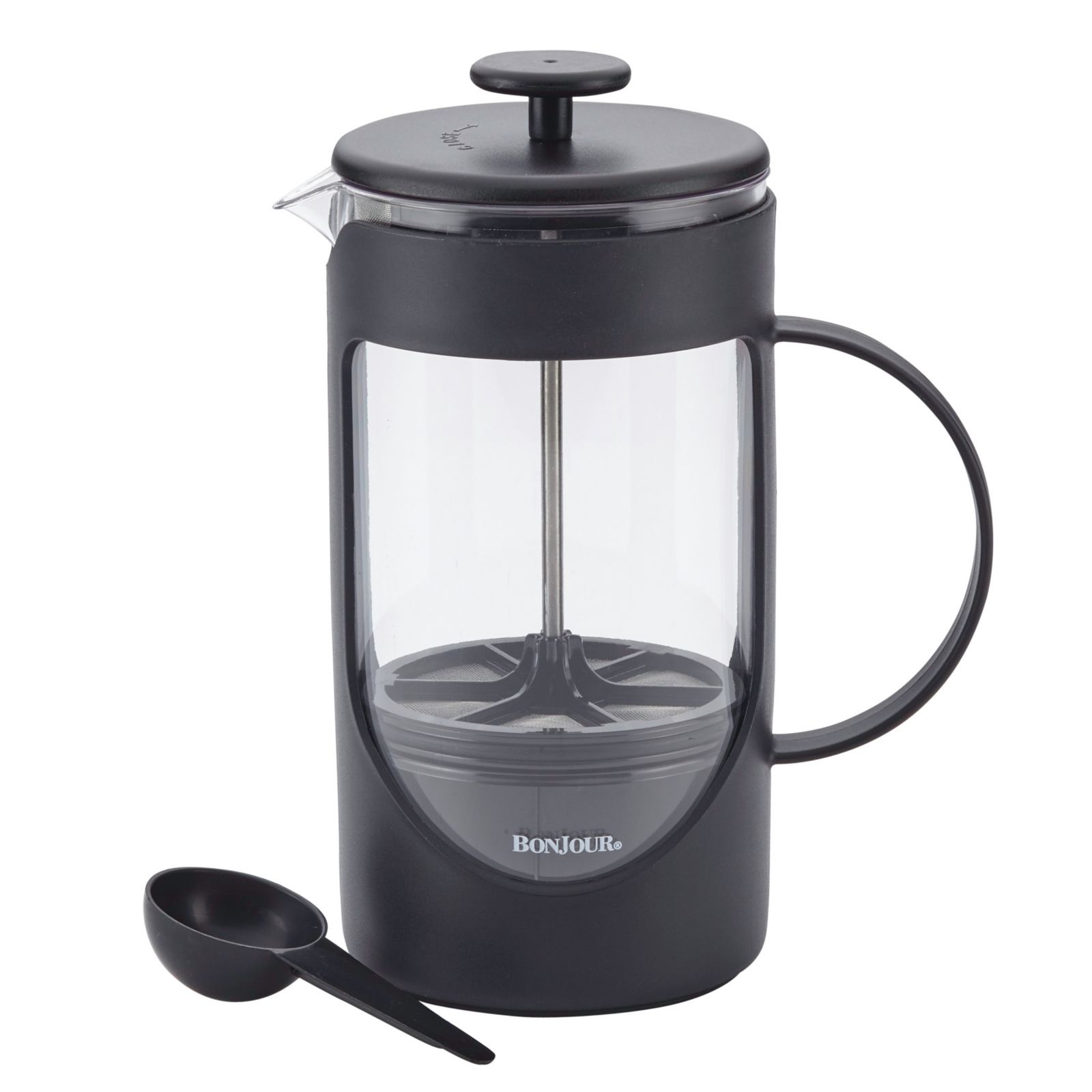 BonJour Coffee Unbreakable 40oz Plastic French Press with Lock and Toss™ Filter