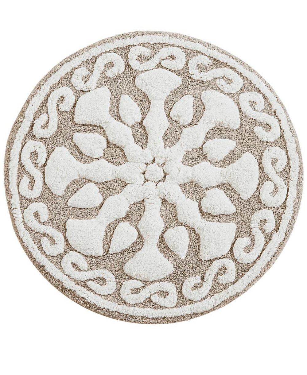 Хлопковый коврик для ванной Madison Park Casablanca Tufted Cotton, 25" Round
