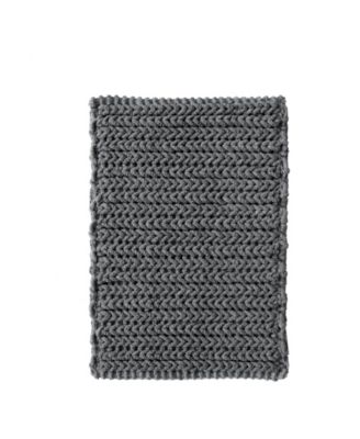 Madison Park Lasso Yarn-Dyed Cotton Chenille Bath Rug, 17" x 24"