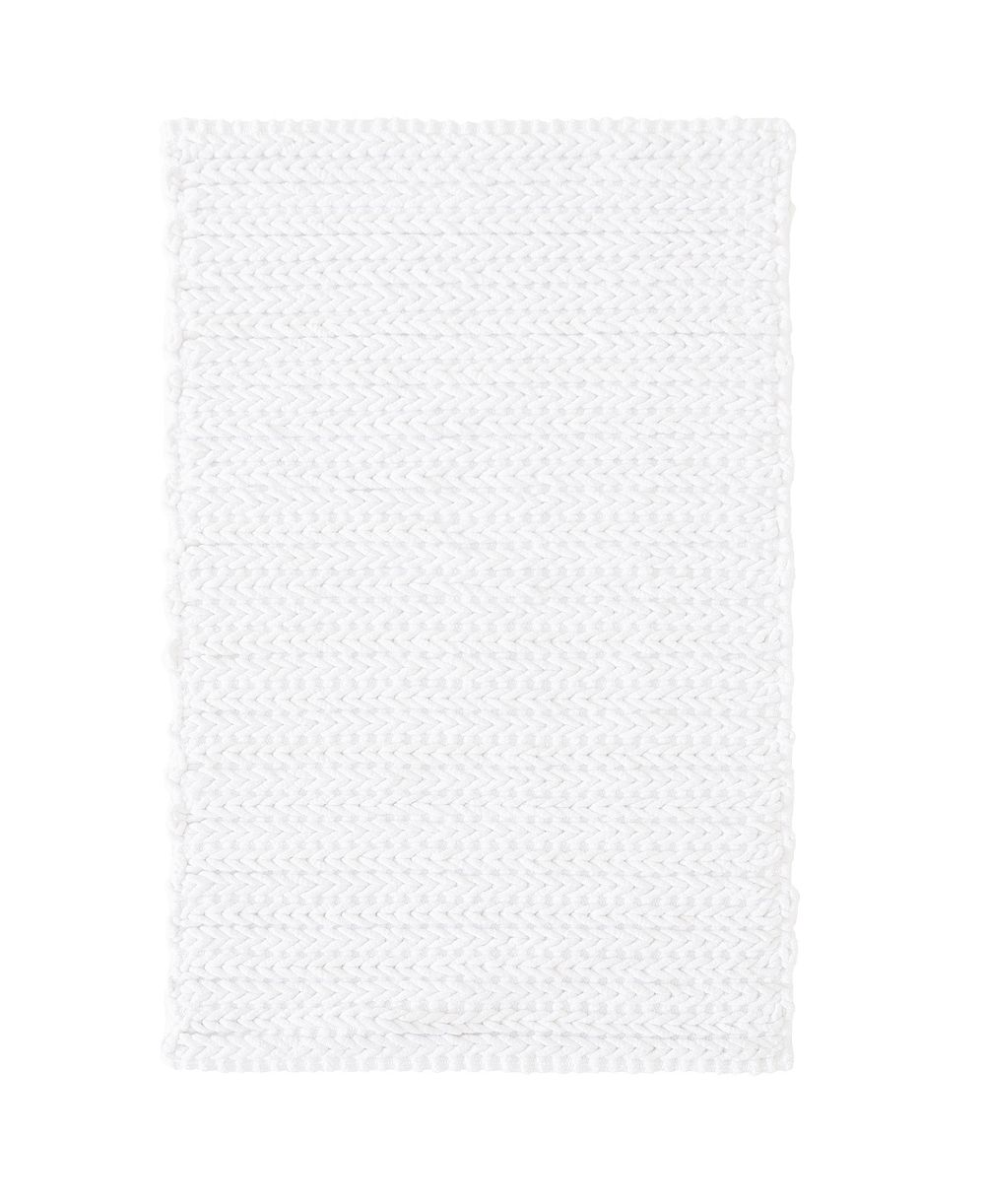 Коврик для ванной Madison Park Lasso Yarn-Dyed Cotton Chenille Bath Rug, 20" x 30"