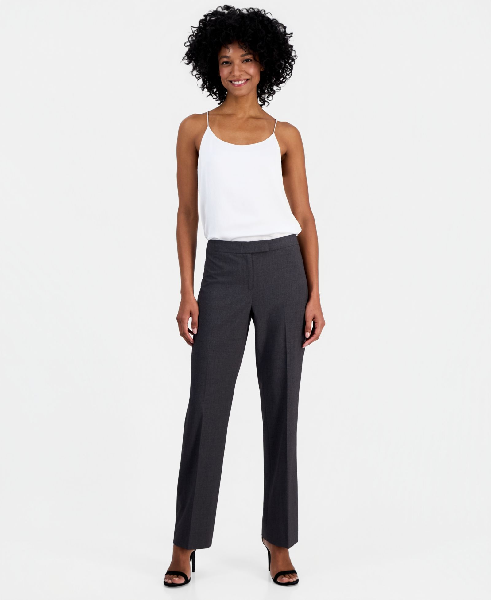 Anne Klein Women's Bi-Stretch Modern Dress Pants