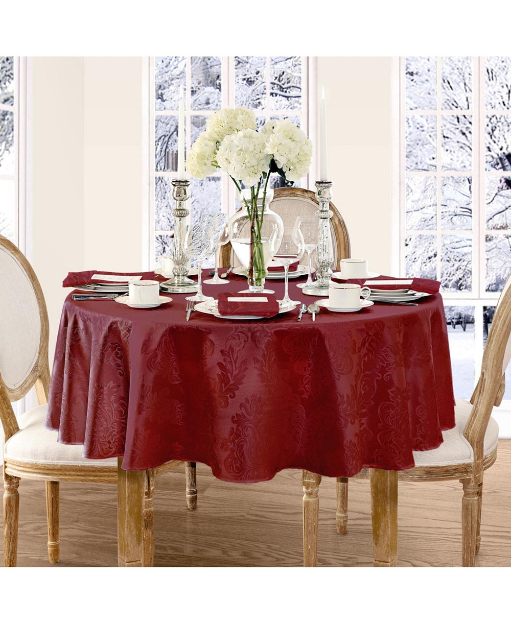 Скатерть Elrene Barcelona Damask Oval, 60" x 84"