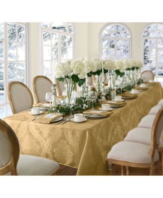 Elrene Barcelona Damask Oblong Tablecloth, 60" x 144"
