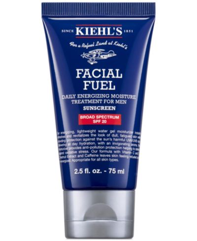 Мужской увлажняющий крем Kiehl's Since 1851 Facial Fuel SPF 20, 2.5 fl. oz.