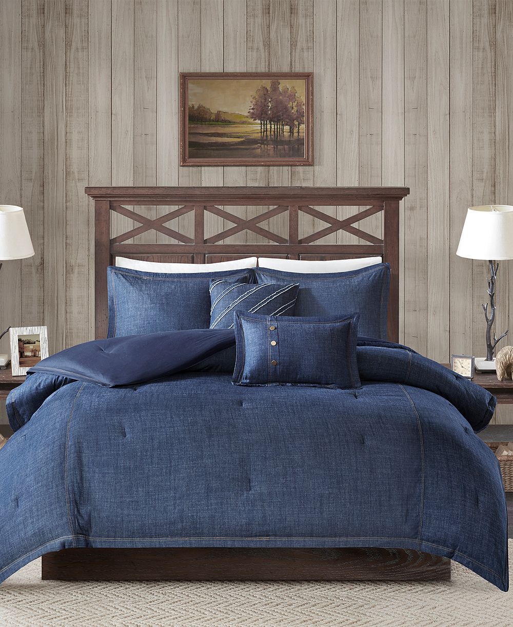 Woolrich Perry Denim 5-Pc. Comforter Set, King/California King