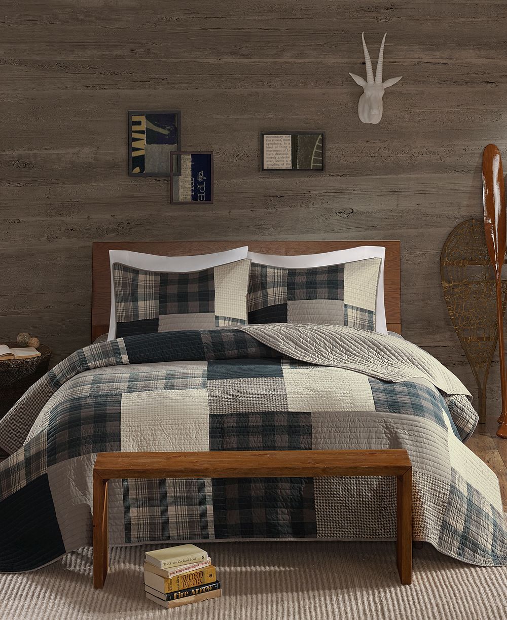 Woolrich Winter Hills двусторонний комплект стеганых одеял, 3 шт., King/California King
