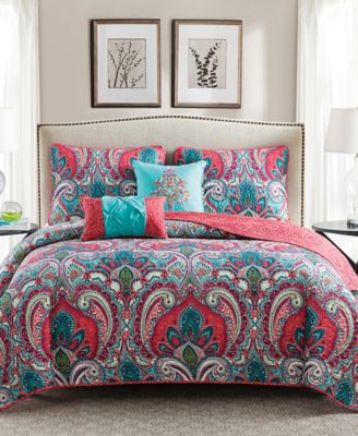 Комплект из 5 стеганых покрывал VCNY Home Casa Real Reversible, King