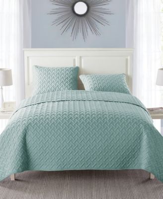 VCNY Home Nina Embossed 3-Pc.Quilt Set, Full/Queen