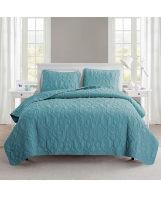 VCNY Home Shore Embossed 3-Piece Quilt Set, King