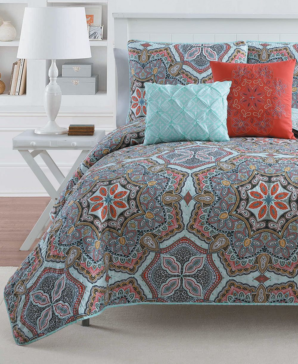 VCNY Home Yara Reversible 3-Pc. King Quilt Set