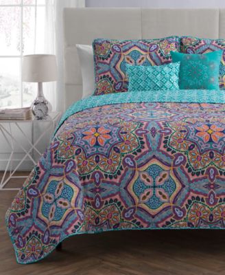 VCNY Home Yara Reversible 5-Pc. Quilt Set, King