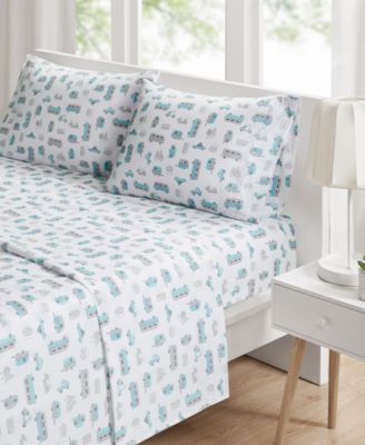Intelligent Design Novelty Printed Microfiber 4-Pc. Sheet Set, Queen