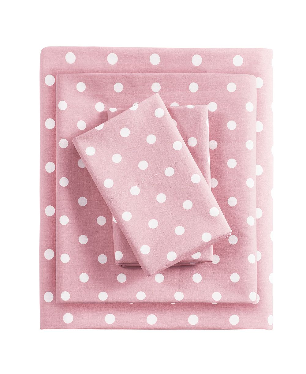 Intelligent Design Комплект постельного белья Polka Dot Cotton, 3-Pc., Twin