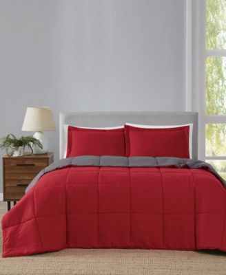 Red, Dark Gray
