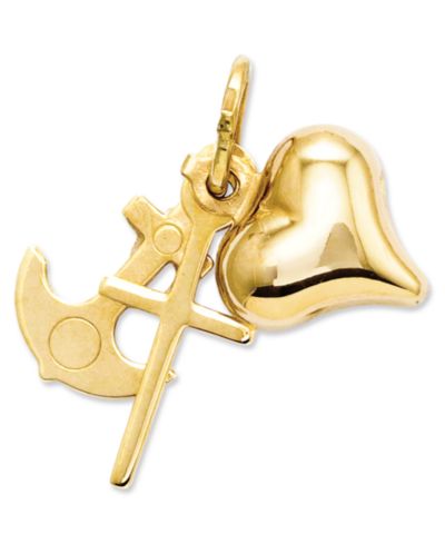 Подвеска из 14k Gold, Faith, Hope and Charity