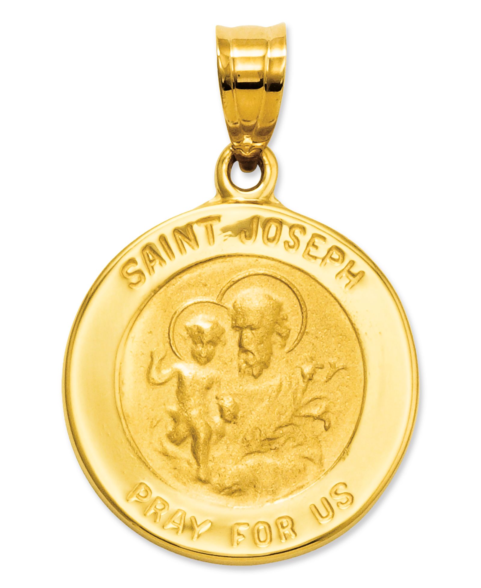 Подвеска-медаль Saint Joseph 14k Gold Charm