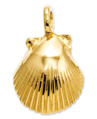 Подвеска 14k Gold Charm, Seashell Charm