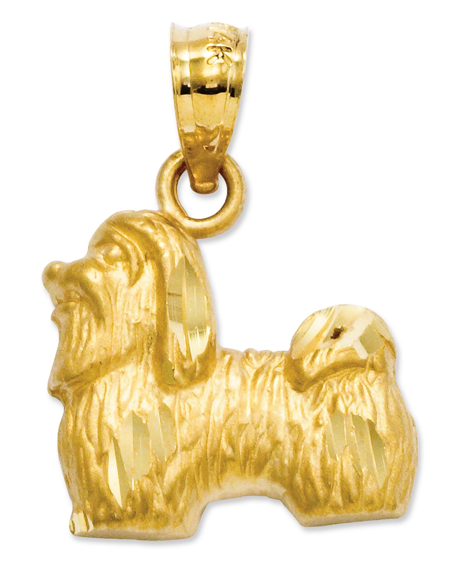Macy's кулон Shih Tzu из 14k Gold