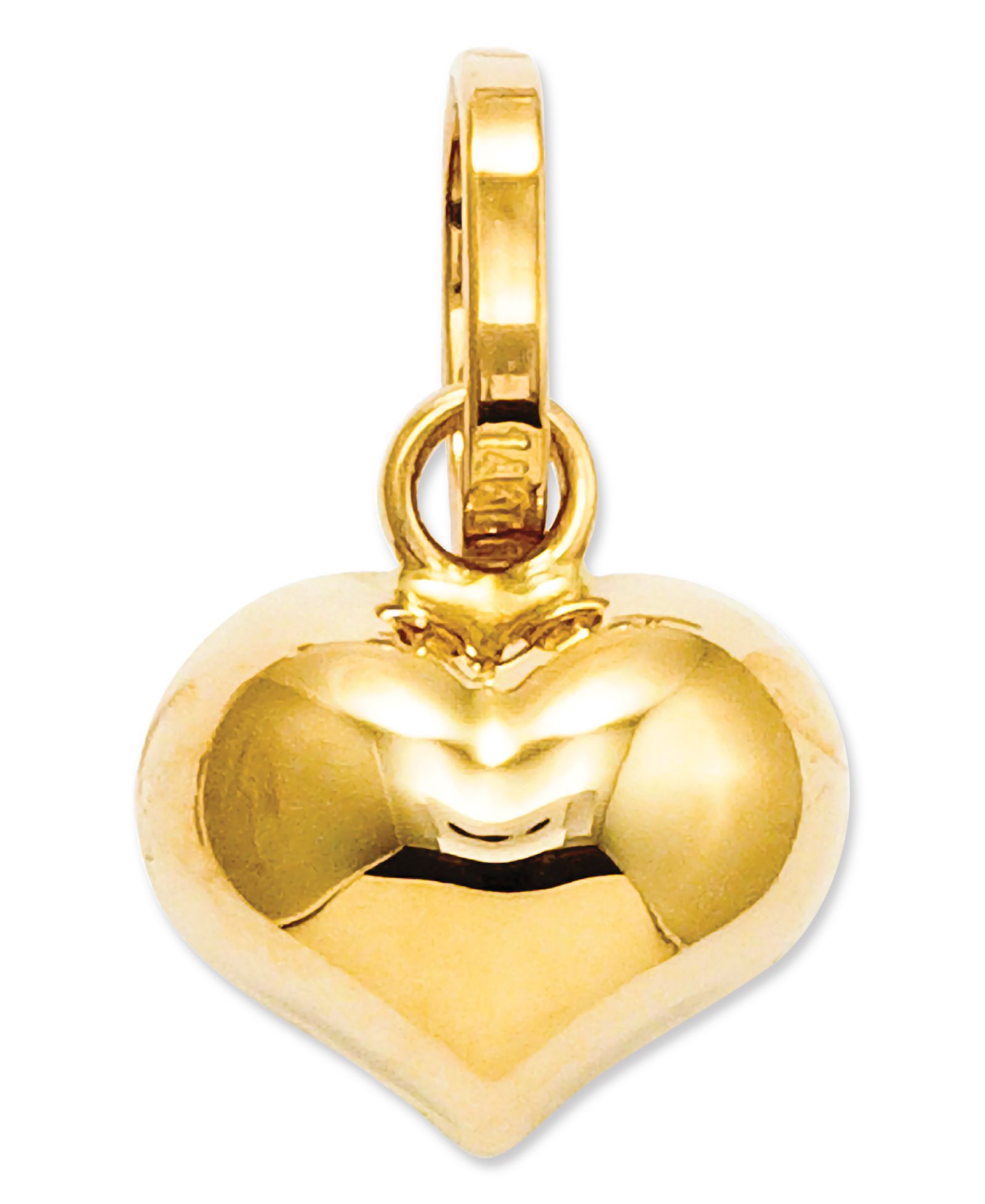 Macy's 14k Gold Charm подвеска в форме сердца