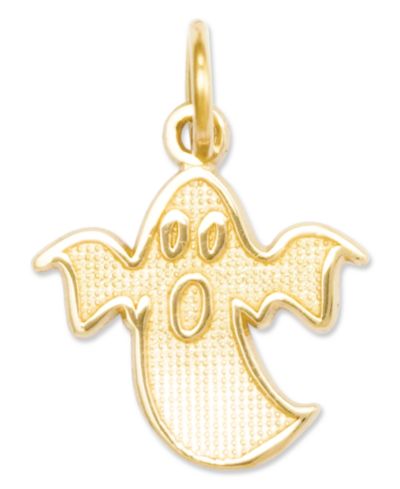 Золотой шарм 14k Gold Charm Ghost
