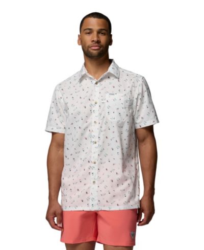 Columbia Мужская Рубашка Camp Shirt Super Slack Tide