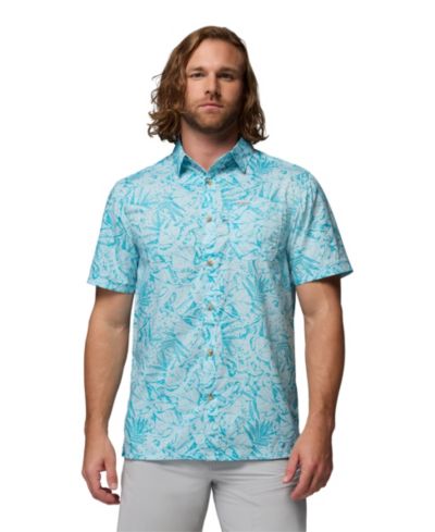 Columbia Мужская Рубашка Camp Shirt Super Slack Tide
