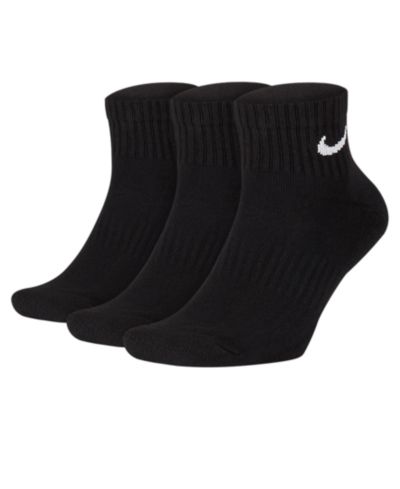 Nike Unisex Quarter Ankle Socks, 3-Pack