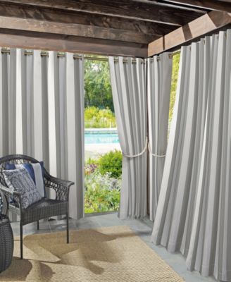 Sun Zero штора для комнаты Valencia Cabana Stripe, UV-защита, с люверсами