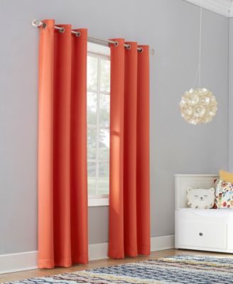 Sun Zero Riley детская штора Blackout с люверсами, 40" x 84