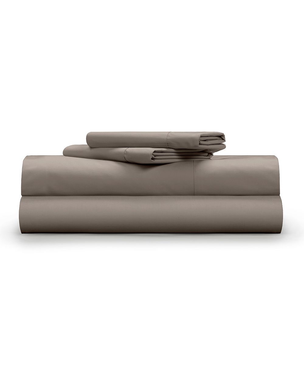 Pillow Guy Комплект простыней из хлопка 100% Percale, Classic Cool & Crisp, California King