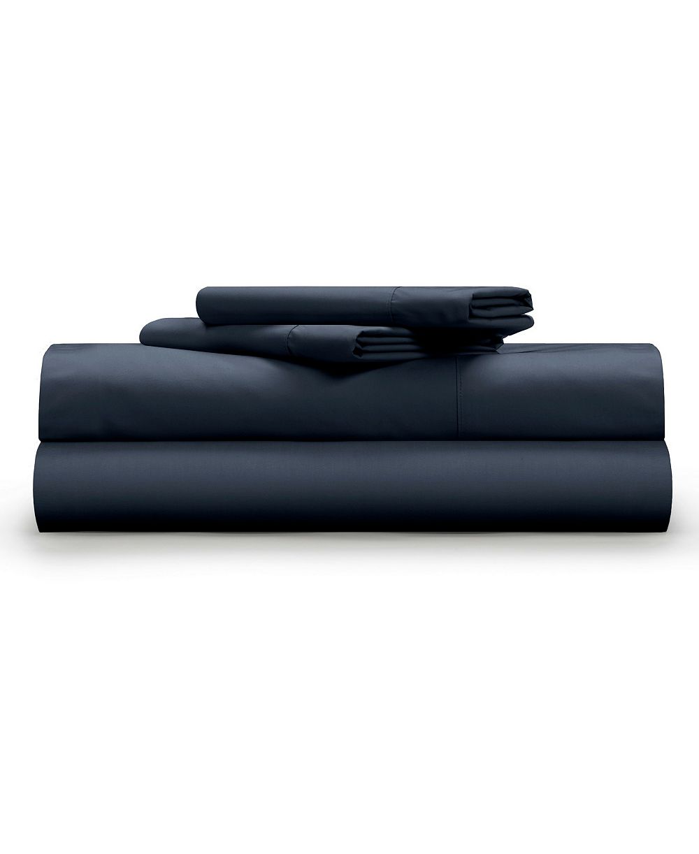Pillow Guy Classic Cool & Crisp 100% Cotton Percale 4-Pc. Sheet Set, California King