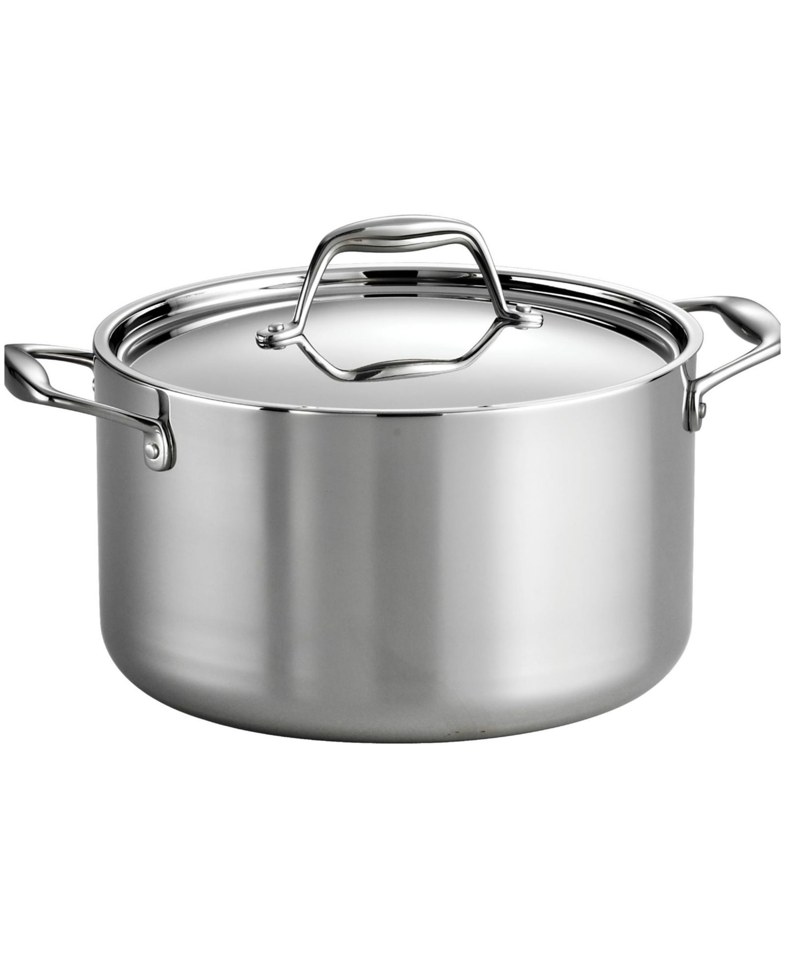 Сотейник Tramontina Signature Tri-Ply Clad из нержавеющей стали с крышкой, 6-Quart